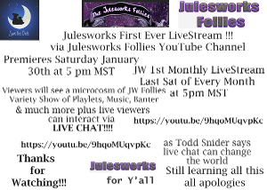 Julesworks Follies to Host #StayHomeSafe End Of Month Recap Livestream Image
