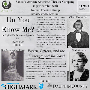 Dauphin County Commissioners' to Present Black History Month Program DO YOU KNOW ME? 