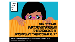 Northern NJ Community Foundation Invites Artists To Apply And Submit Their Work In ArtsBergen's 'Studio Sneak Peek'  Image