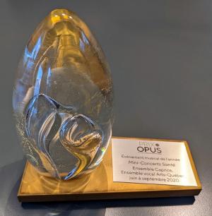 Mini-Concerts Santé Wins PRIX OPUS Musical Event of the Year Image