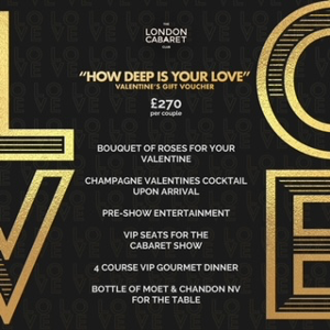 The London Cabaret Club Offers Valentine's Gift Vouchers  Image