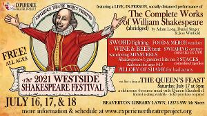 Experience Theatre to Present 2021 WESTSIDE SHAKESPEARE FESTIVAL  Image