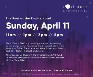 NYC Brightest Dance Stars in Live Rooftop Dance Series to Support iHeartDance Relief Fund Image