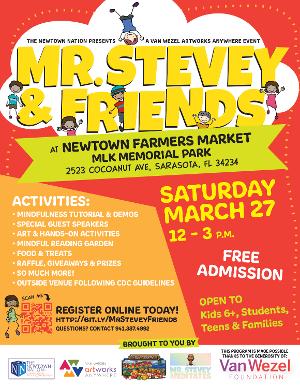 Van Wezel Partners With Newtown Farmer's Market For Arts Education Initiatives Promoting Mindfulness 