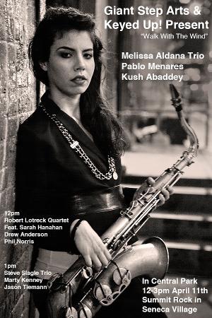 William Parker & Melissa Aldana Trios Perform In Central Park As Part Of WALK WITH THE WIND Image