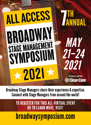 Speakers and Panels Annouced For 2021 Broadway Stage Management Symposium 
