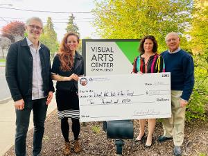 VACANJ Summit Elks Makes Donation To The Visual Arts Center Of New Jersey 