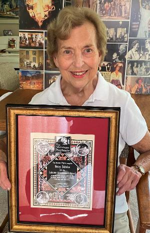 Betsy Scholze Recognized For A Lifetime Of Service To The Sherman Players Image