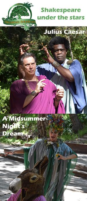 Theatricum Returns with Shakespeare's JULIUS CAESAR and A MIDSUMMER NIGHT'S DREAM 