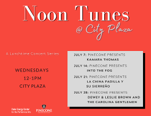 City Plaza Lunchtime Concert Series Continuing Through July 