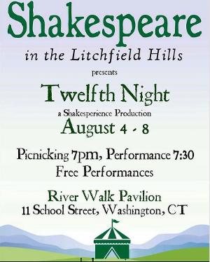 Shakespeare in the Litchfield Hills Presents TWELFTH NIGHT 