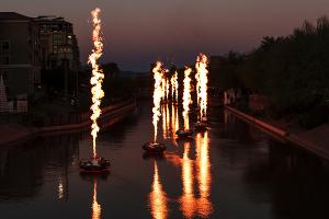 Fire Shows Return To Scottsdale Waterfront For Canal Convergence 2021  Image