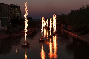 Fire Shows Return To Scottsdale Waterfront For Canal Convergence 2021 Image