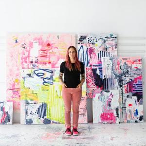 Abstract Artist Linda Colletta to Appear At Art Market Hamptons Fair Image