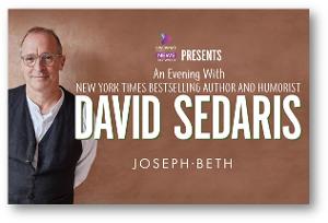 Cincinnati Music Hall Announces AN EVENING WITH DAVID SEDARIS 