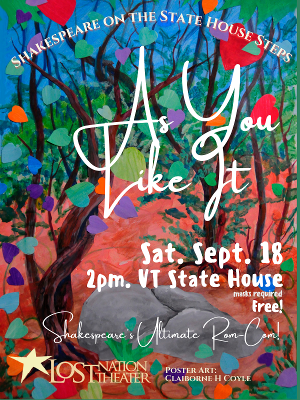 Lost Nation Theater Returns Next Month With AS YOU LIKE IT Image
