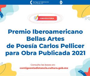 Abren Convocatoria Para El Premio Iberoamericano Bellas Artes De Poesía Carlos Pellicer Para Obra Publicada 2021 
