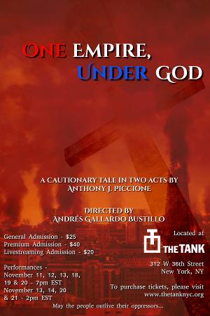 ONE EMPIRE, UNDER GOD Makes Live NYC Debut At The Tank in November Image