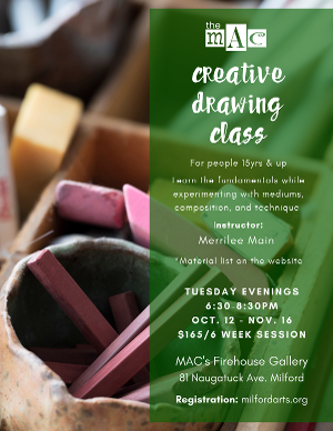 Milford Arts Council Announces Creative Drawing Class  Image