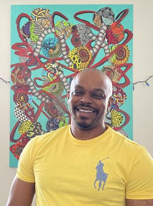 Mixed-Media Artist Comments On Covid-19 and Social Justice In New Exhibit Image
