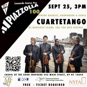 Leonardo Suarez Paz Presents PIAZZOLLA 100: CUARTETANGO String Quartet Image