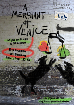 Casting Announced For Shakespeare In Italy's A MERCHANT OF VENICE at The Playground Theatre 