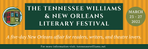 The Tennessee Williams & New Orleans Literary Festival Now Accepting Applications Image