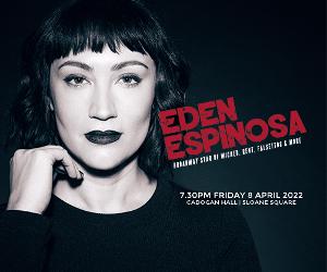 Eden Espinosa Will Perform At Cadogan Hall In April 2022 