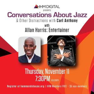 Conversations About Jazz Welcomes Legendary Entertainer Allan Harris Next Week  Image