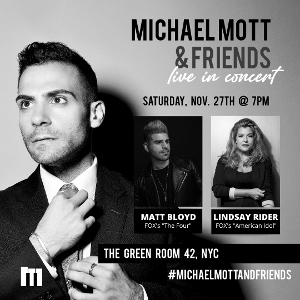 Matt Bloyd and Lindsay Rider Join 'Michael Mott & Friends' Tomorrow Night Image