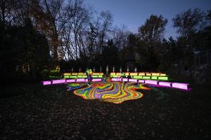 Klip Collective Activates Grounds For Sculpture At Night 