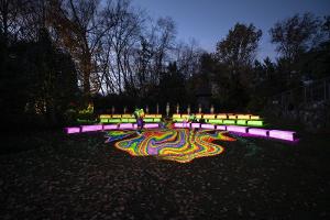 Klip Collective Activates Grounds For Sculpture At Night Image