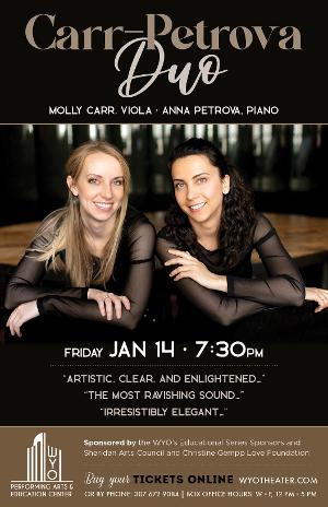 The Carr-Petrova Duo To Perform at The WYO 