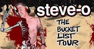 Comedian Steve-O Brings the Bucket List Tour to Overture This Month 