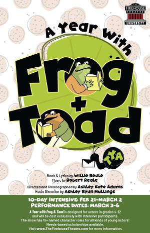A YEAR WITH FROG & TOAD Comes to The Firehouse Theatre 
