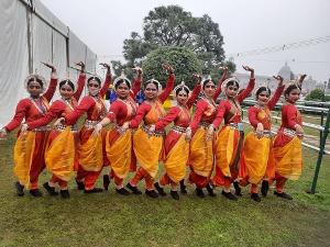 Designer Sandhya Raman Designs Costumes For The Vande Bharatam Cultural Extravagenza For The 73rd Republic Day Parade  Image