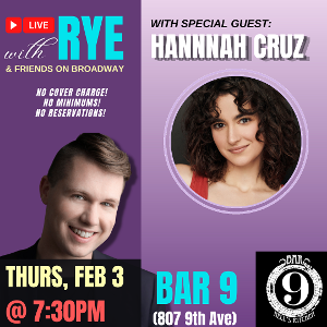 HAMILTON's Hannah Cruz Appears As Special Guest On The Talk Show 'Live With Rye & Friends On Broadway!' This Thursday 