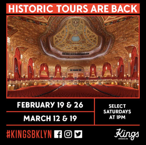 Kings Theatre Historic Tours Are Back! Image