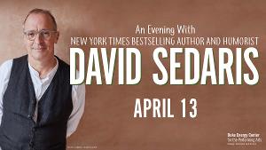 AN EVENING WITH DAVID SEDARIS Announced At The Duke Energy Center For The Performing Arts, April 13  Image