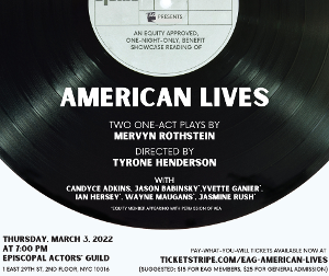 Mervyn Rothstein's AMERICAN LIVES Comes to the Guild Hall Stage in March  Image