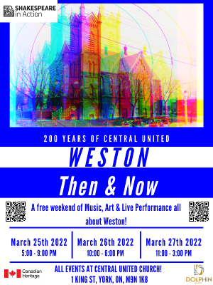 Shakespeare In Action Presents WESTON THEN & NOW Image