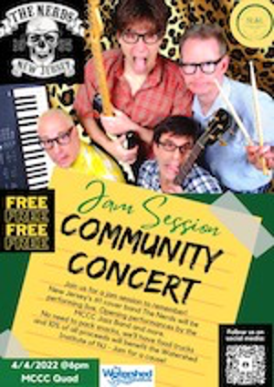 Mercer County Community College Presents Free Outdoor JAM FOR A CAUSE Concert With The Nerds Image
