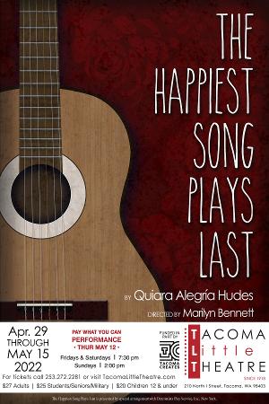 THE HAPPIEST SONG PLAYS LAST Announced At Tacoma Little Theatre 