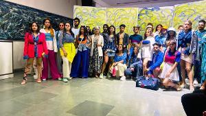 World University Of Design Presented Bulugu - 'A Blue You' Themed Fashion Show  Image