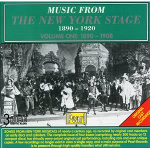 Ny Stage 1890-1920 Vol 1 Upcoming Broadway CD