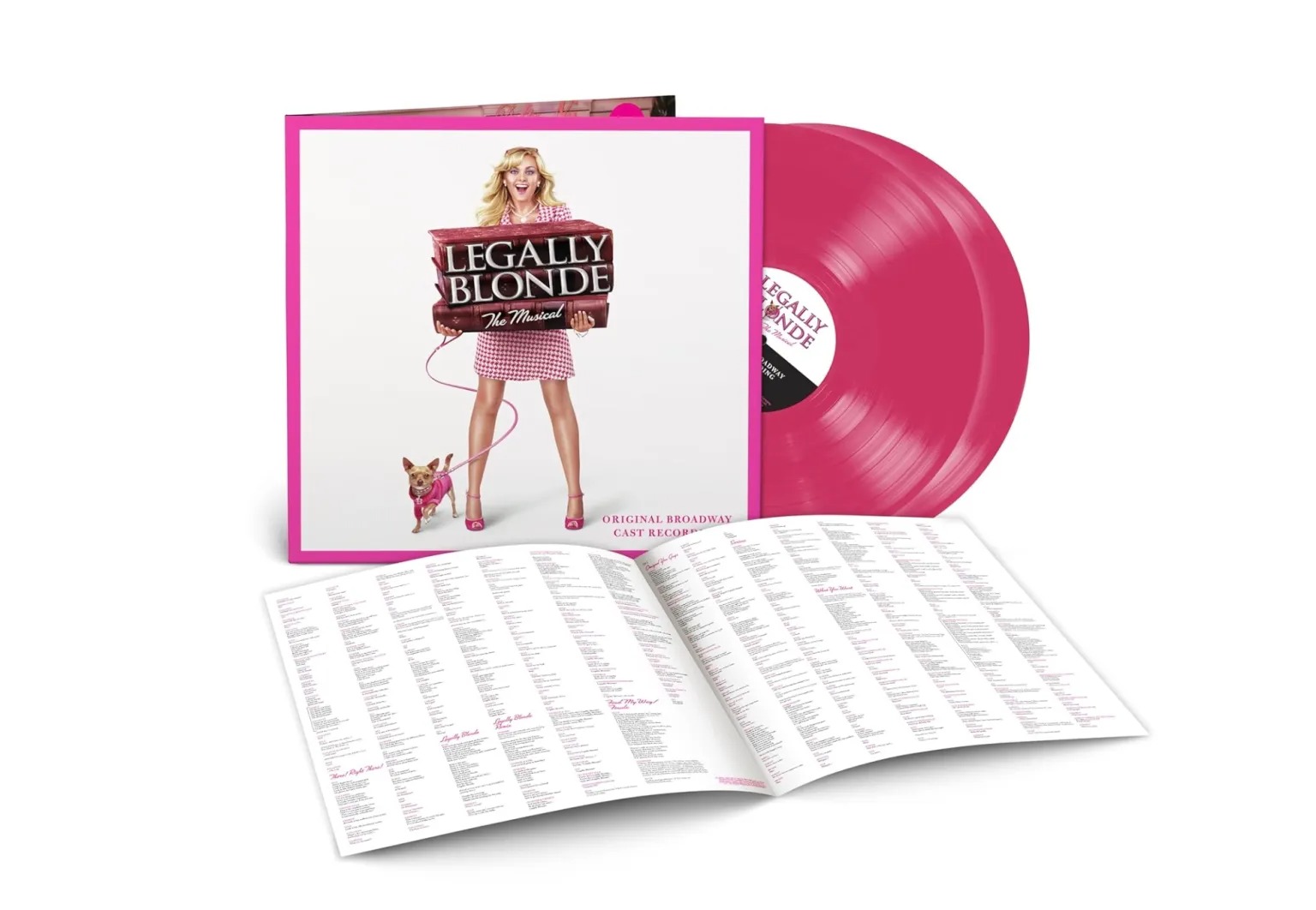 Legally Blonde: The Musical Vinyl Album Cover Art