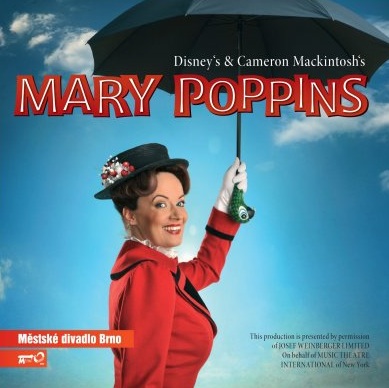 Mary Poppins Album Cover Art - Original Czech Cast Recording