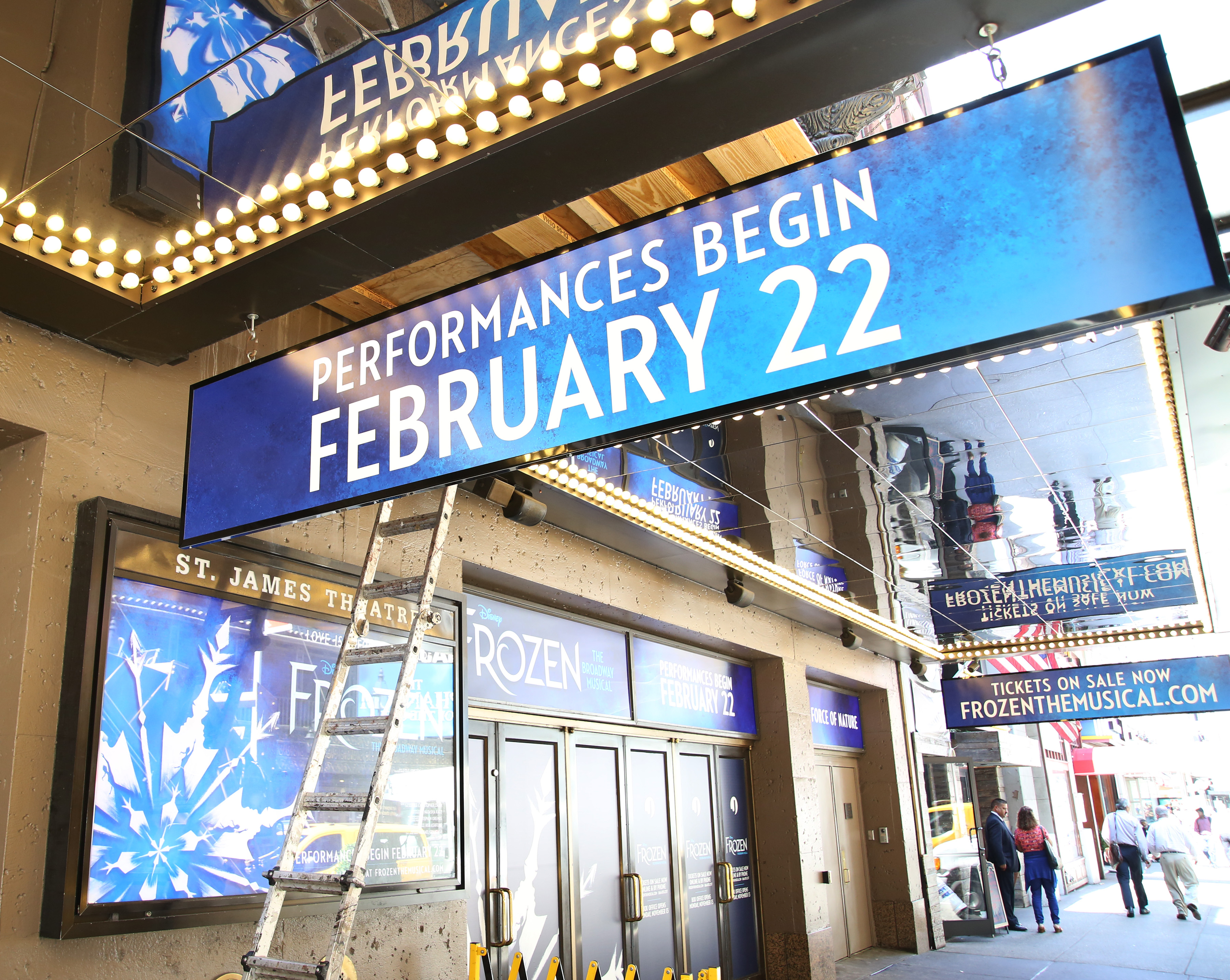 St. James Theatre on Broadway Theater: Info & Seating Chart Marquee