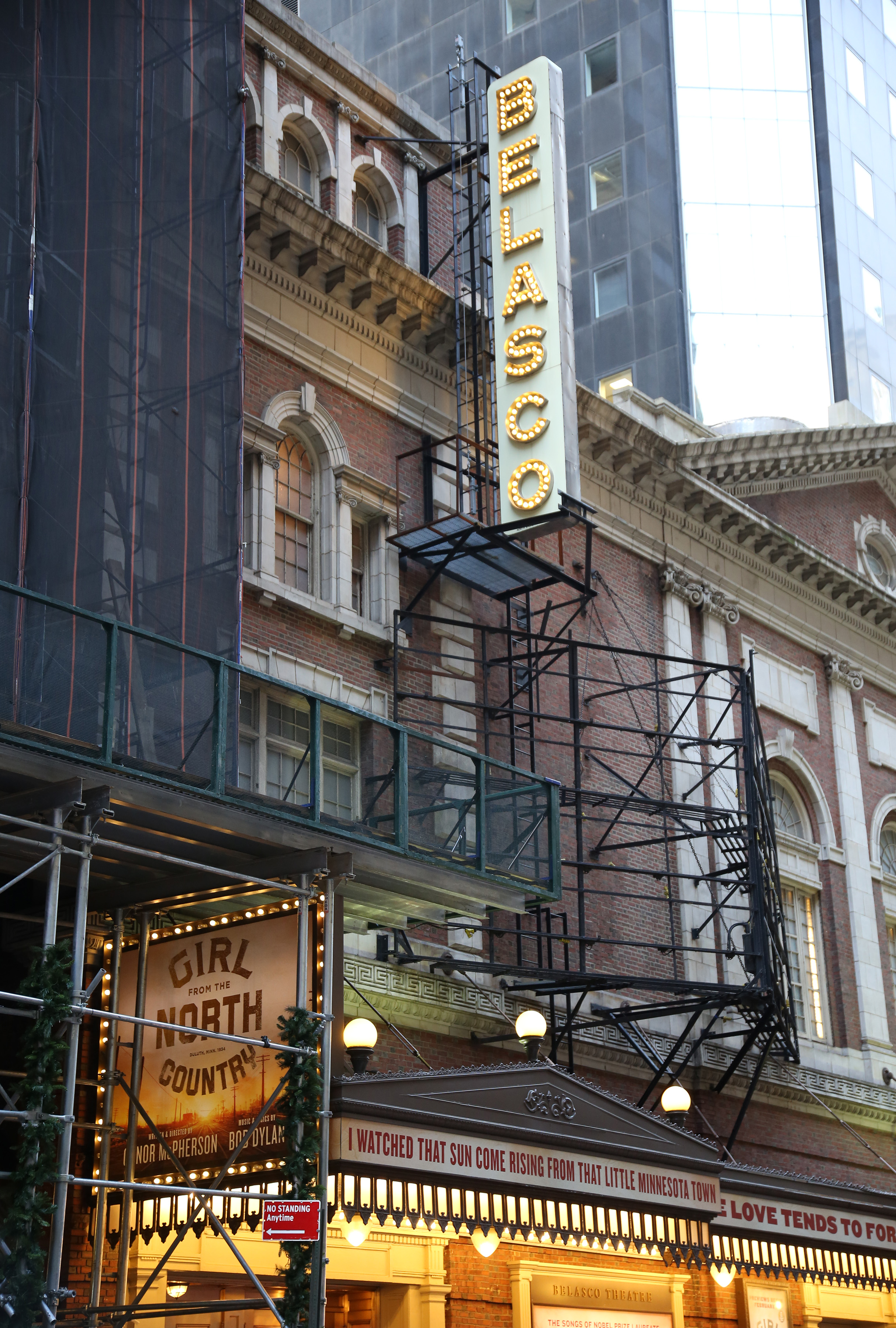 Belasco Theatre on Broadway Theater: Info & Seating Chart Marquee