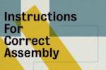 Instructions for Correct Assembly